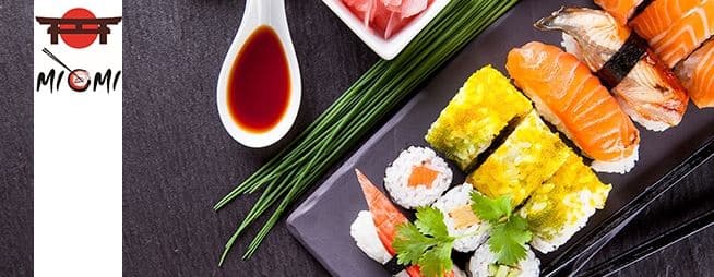 50% slevový kupón na konzumaci SUSHI