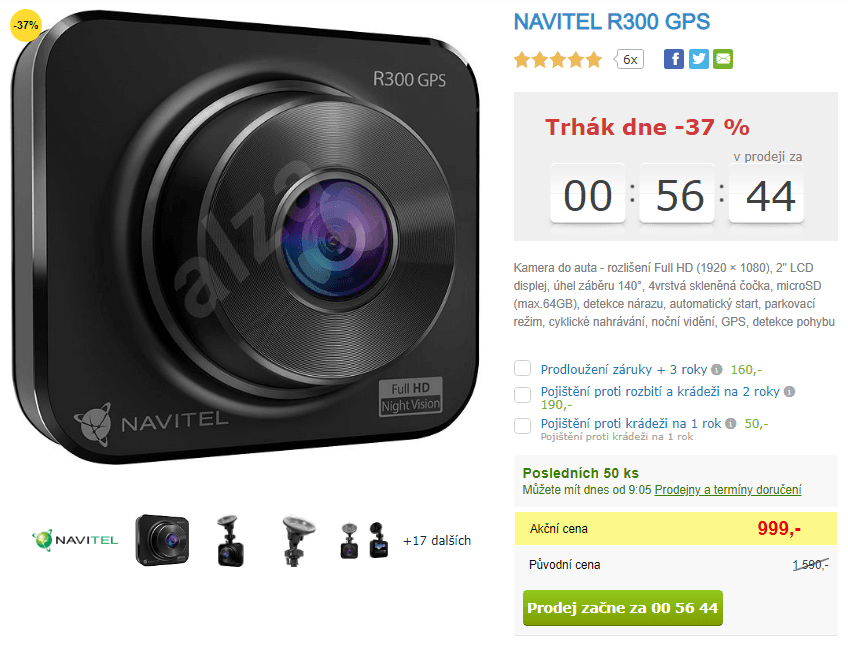 Kamera do auta Navitel R300