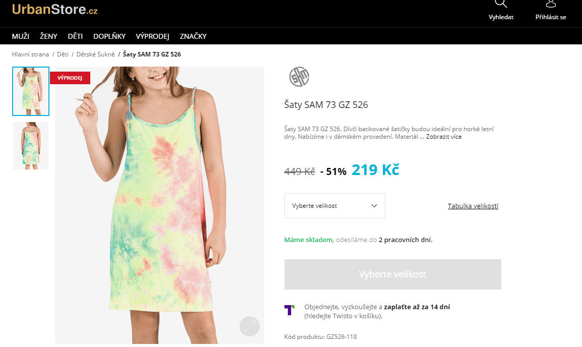 Sleva až 70% na vybrané značky