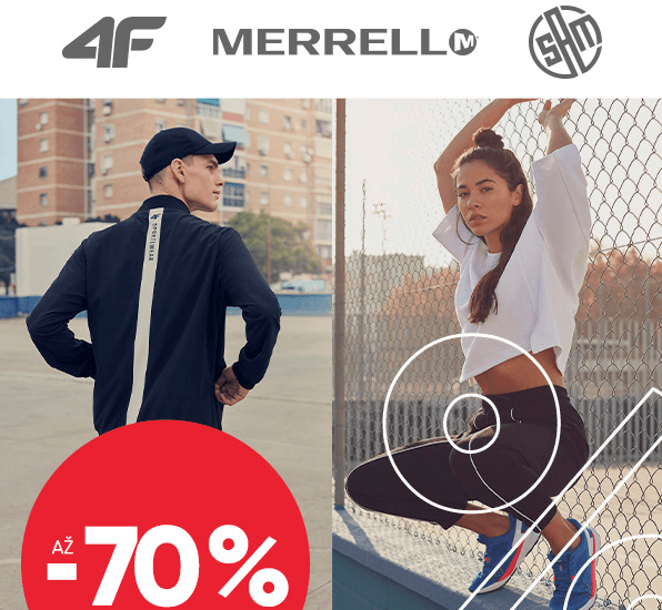 Sleva až 70% na vybrané značky