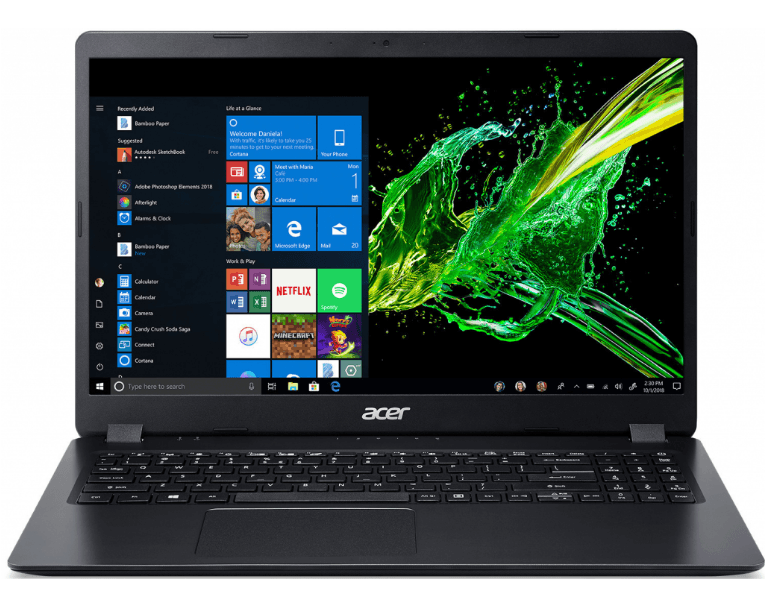Acer, i3 2,3GHz, 8GB RAM, 15,6", SSD