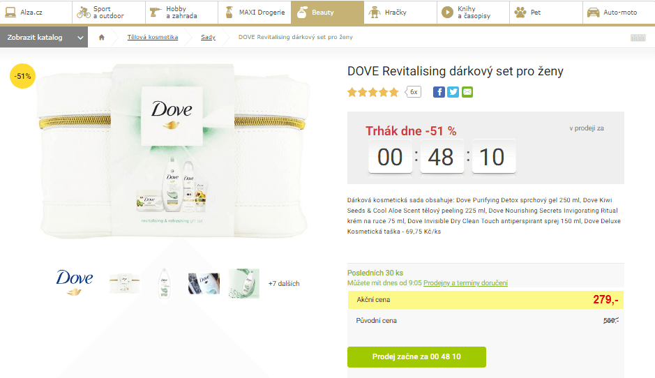 DOVE Revitalising dárkový set