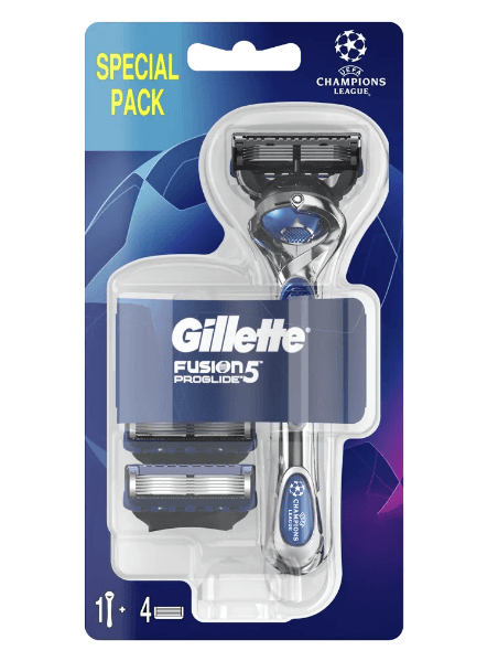 Gillette Fusion ProGlide + 4 hlavice