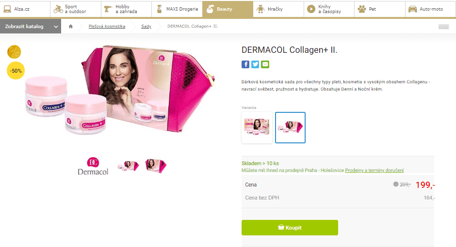 Dárková sada DERMACOL Collagen+