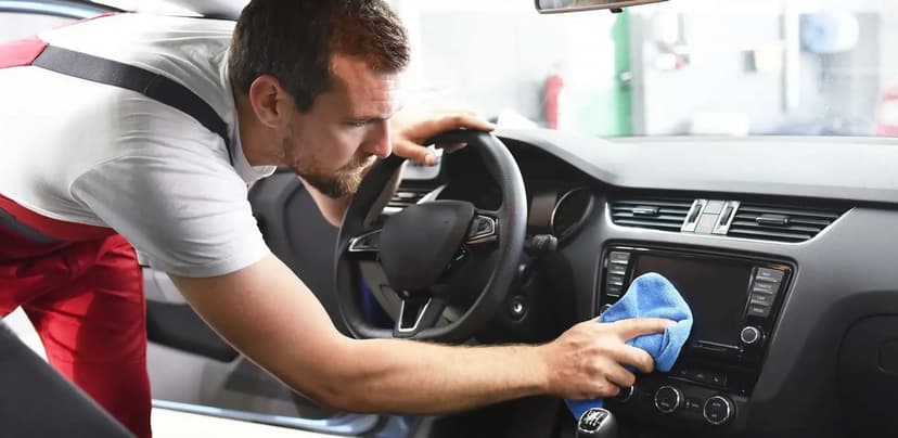 Kompletní čištění a tepování interiéru vozu