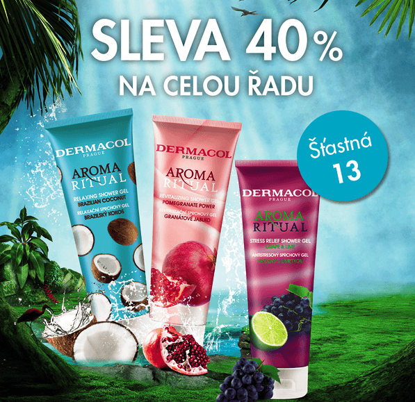 Dermacol - sleva 40% na řadu Aroma Rituals