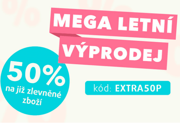Extra sleva 50% na příslušenství