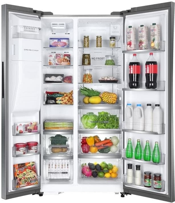Americká lednice Haier, A++, 426 l