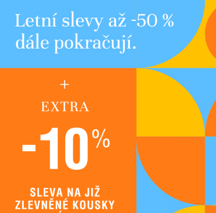 Letní výprodej slevy až -50%