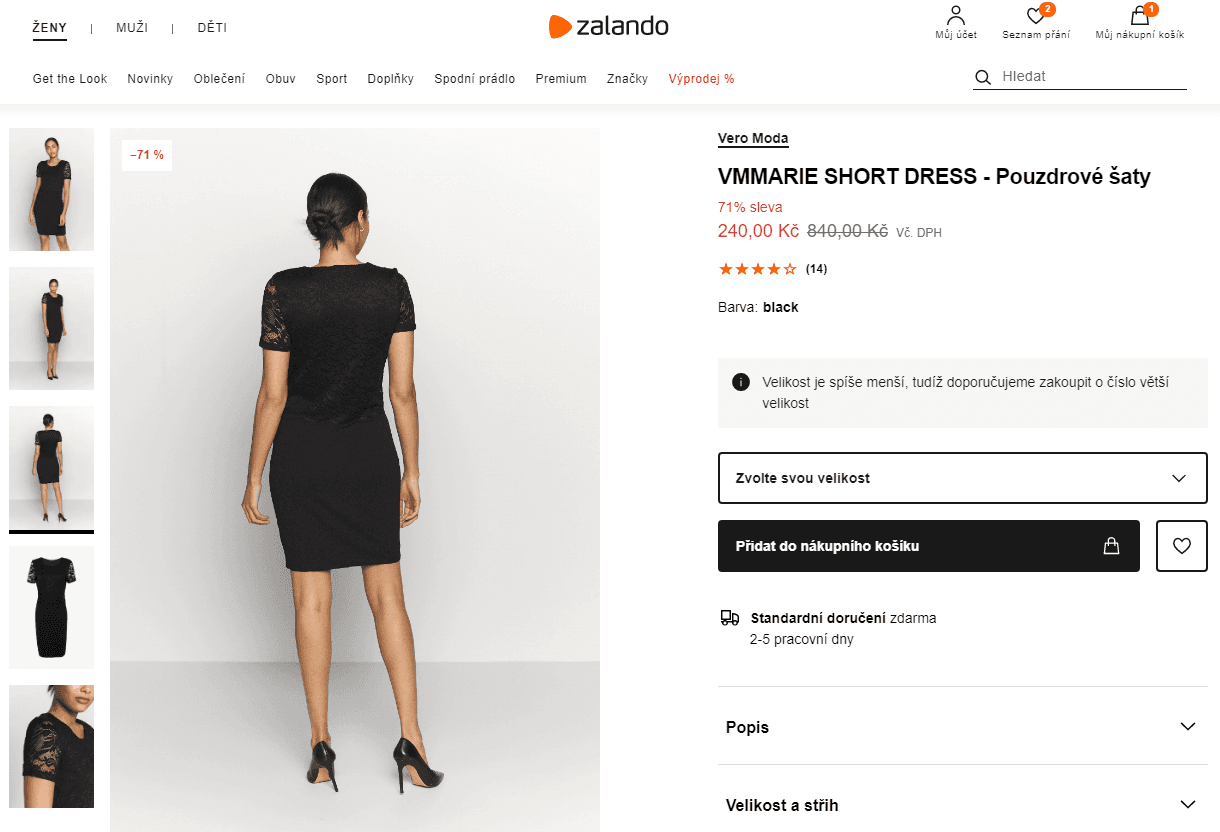 Pouzdrové šaty Vero moda