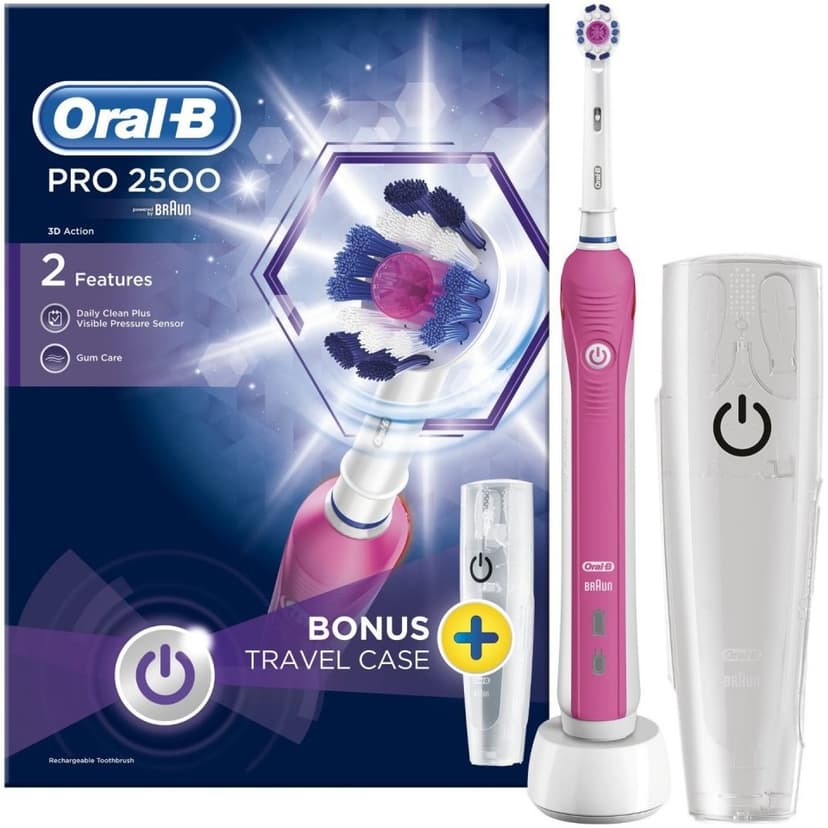 Elektrický kartáček Oral-B Pro 2500 Pink