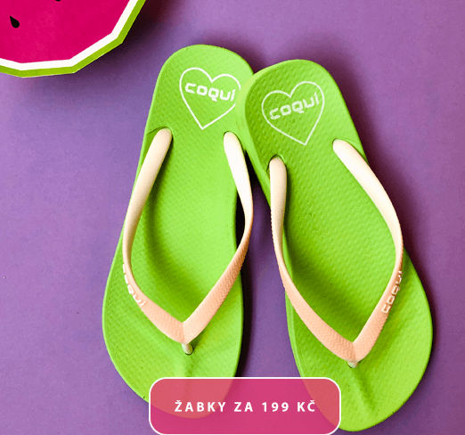 Dámské žabky za 199 Kč + extra sleva 33%