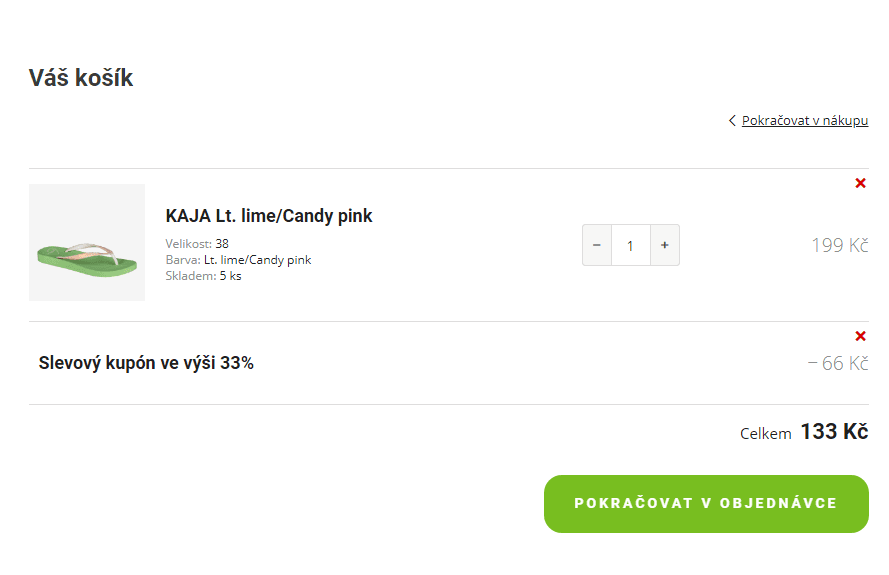 Dámské žabky za 199 Kč + extra sleva 33%