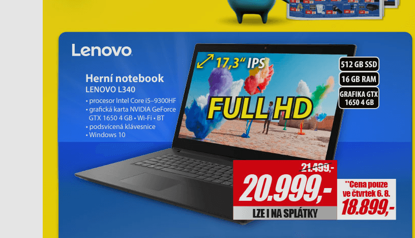 Lenovo, i5 4,1GHz, 16GB RAM, 4GB Nvidia, SSD