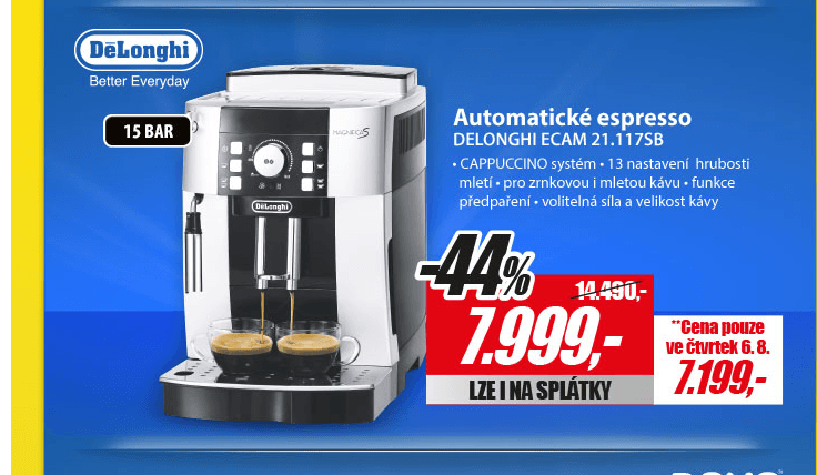 Plnoautomat De´Longhi Magnifica S