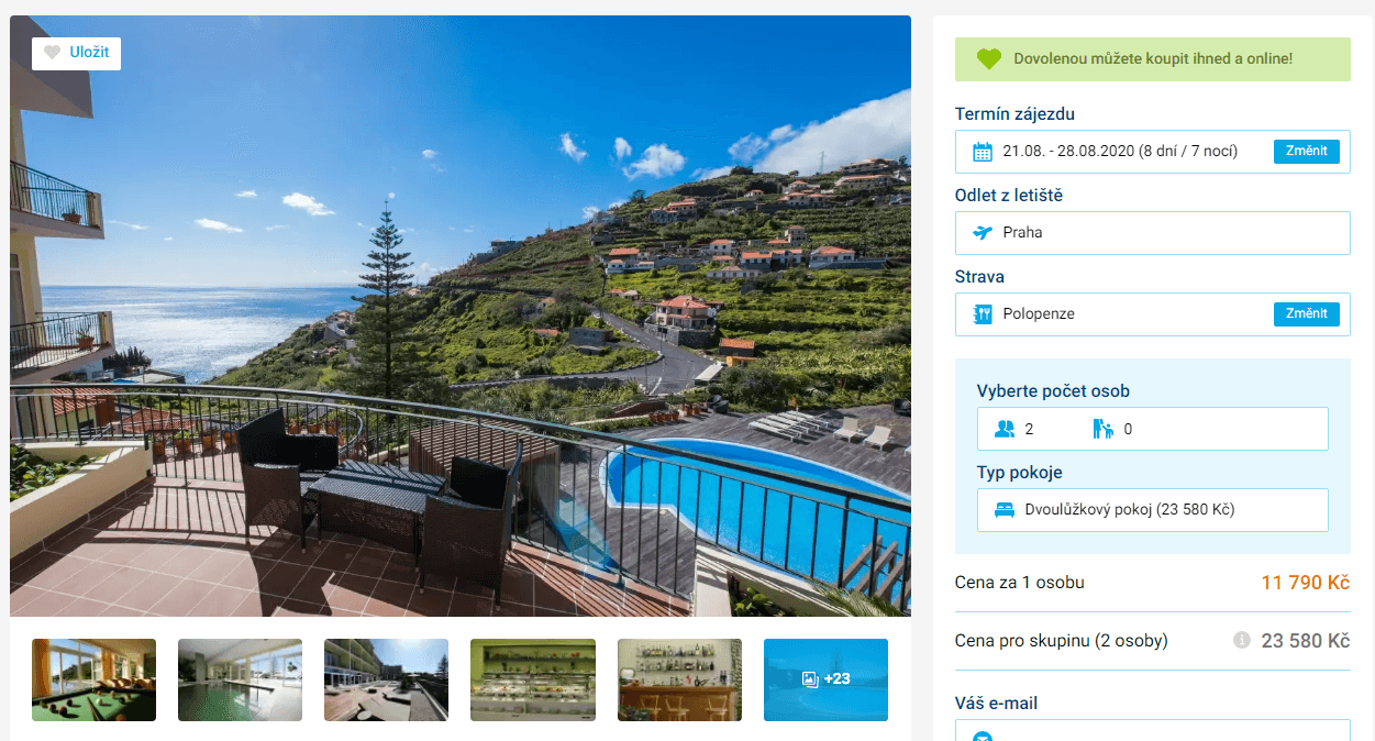 Madeira /✈ Pha/ P / 4⭐/ 7 dní