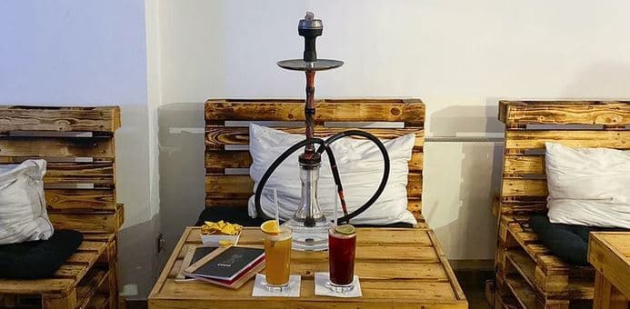 Klasická shisha a 2× ledový čaj 