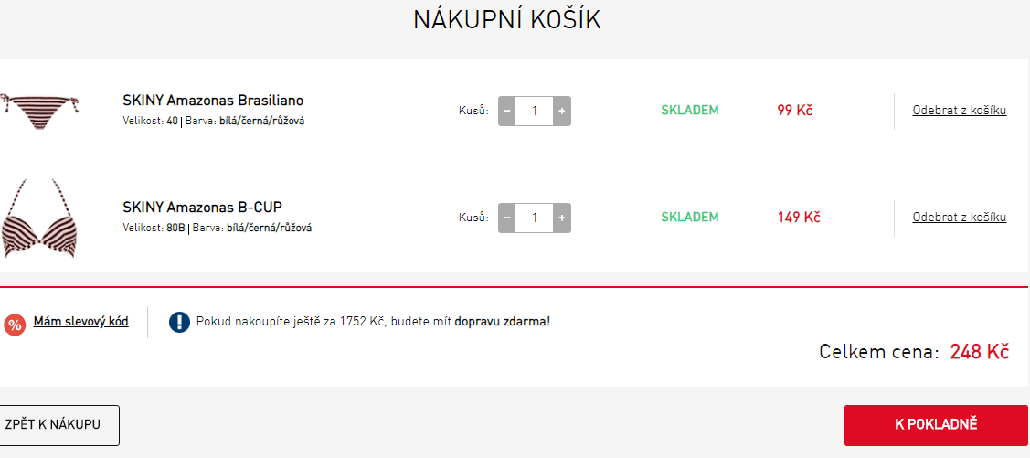 Výprodej plavek