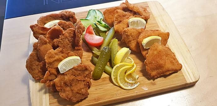 Mix kuřecích a vepřových řízečků, 500 g 
