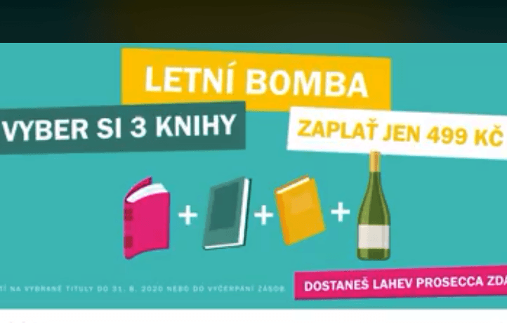 3 knihy za 499 Kč + Prosecco zdarma