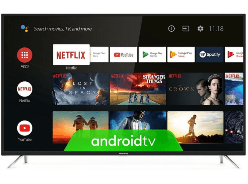 4K Smart TV, Android, 165cm, HDR, Thomson
