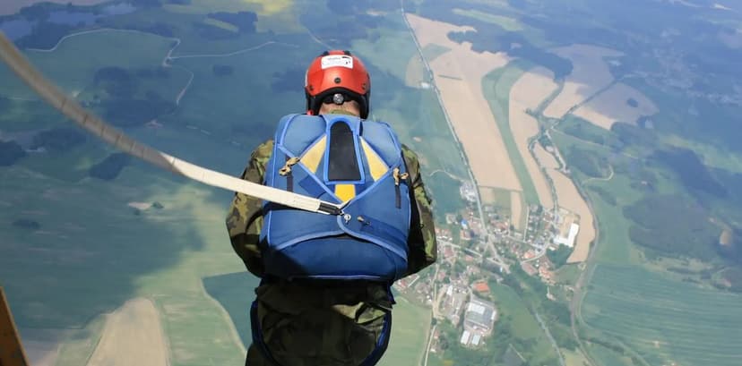 Výcvik a seskok padákem pro jednu osobu