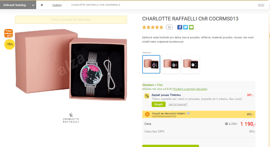 Dárková sada Charlotte Raffaeli