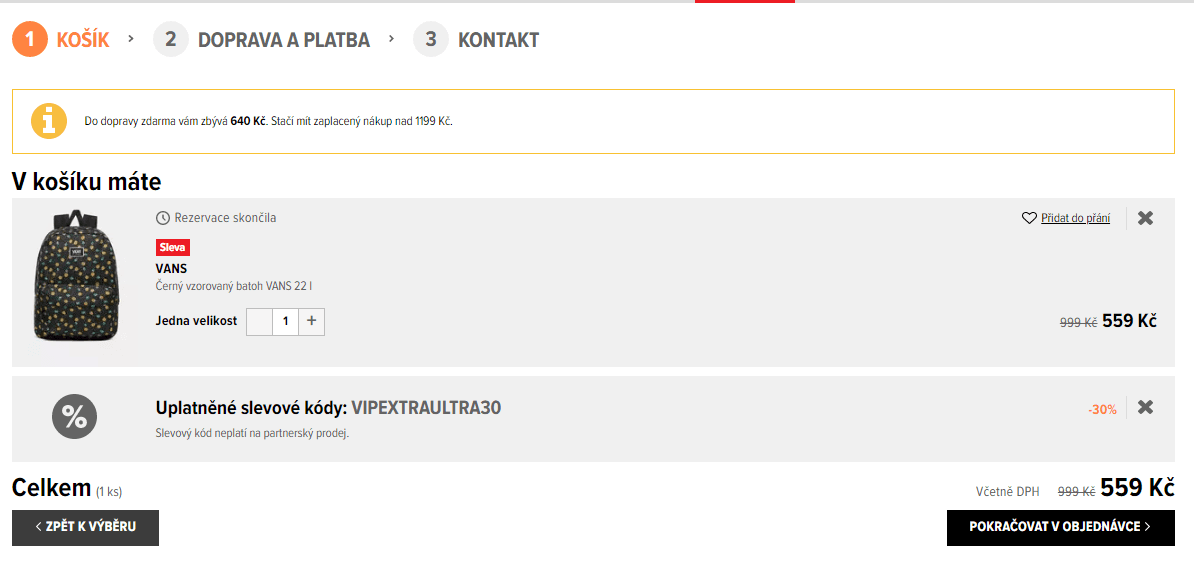 Městský batoh VANS 22 l