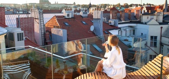 Wellness a privátní jacuzzi na střeše pro 2 