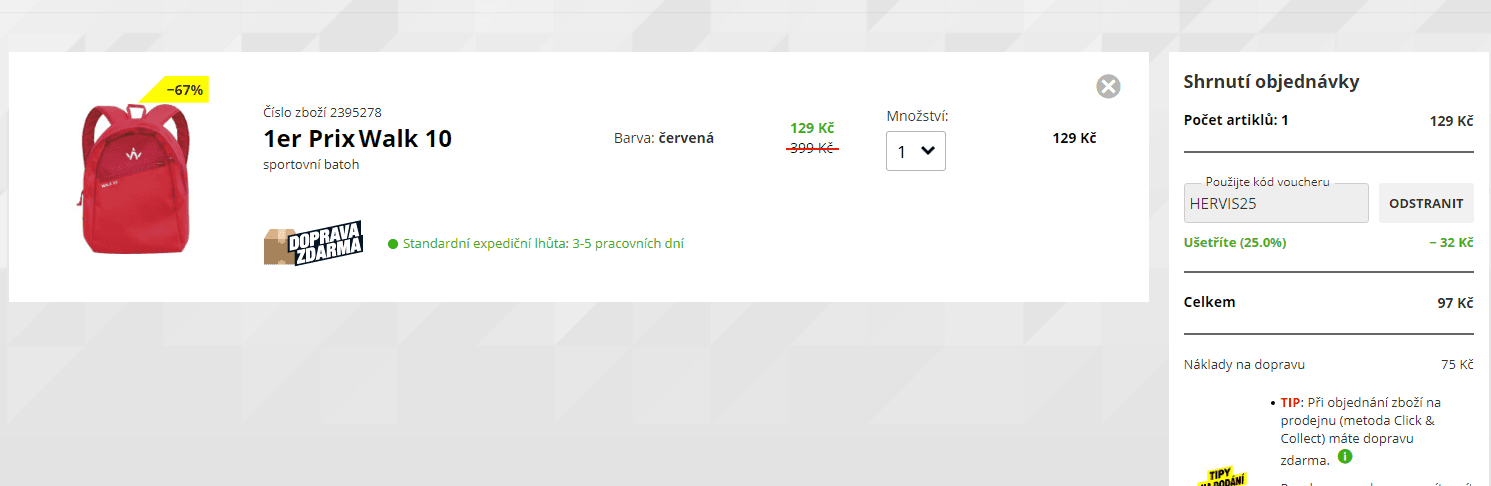 Dětský batoh 1er Prix Walk 10