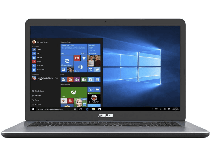 Asus, až 2,6GHz, 4GB RAM, 17,3", 1TB
