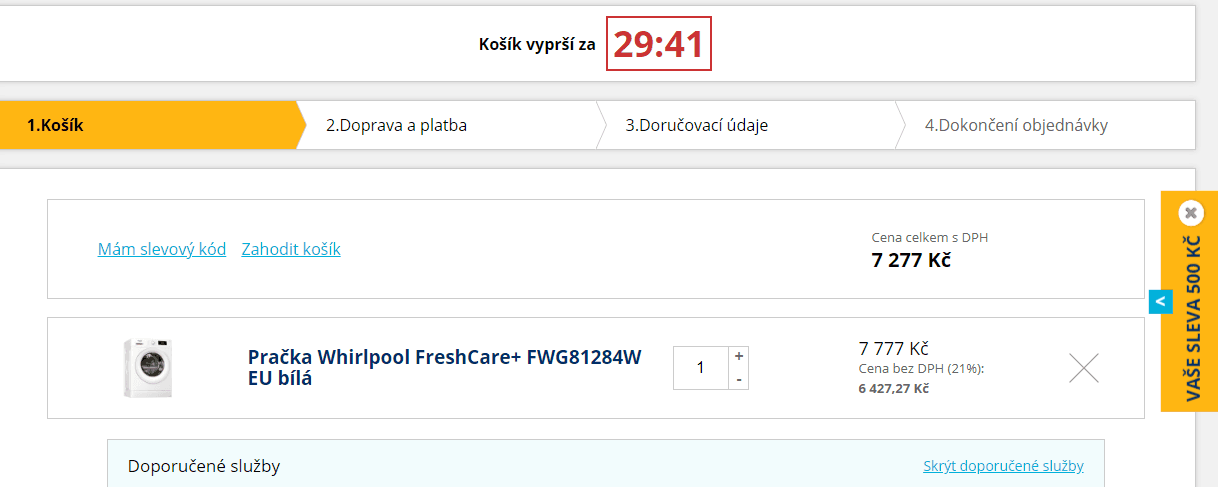 Whirlpool, 8kg, 1200 ot., A+++