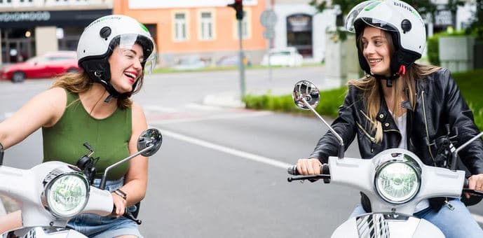 60 volných minut na jízdy na elektrickém skútru
