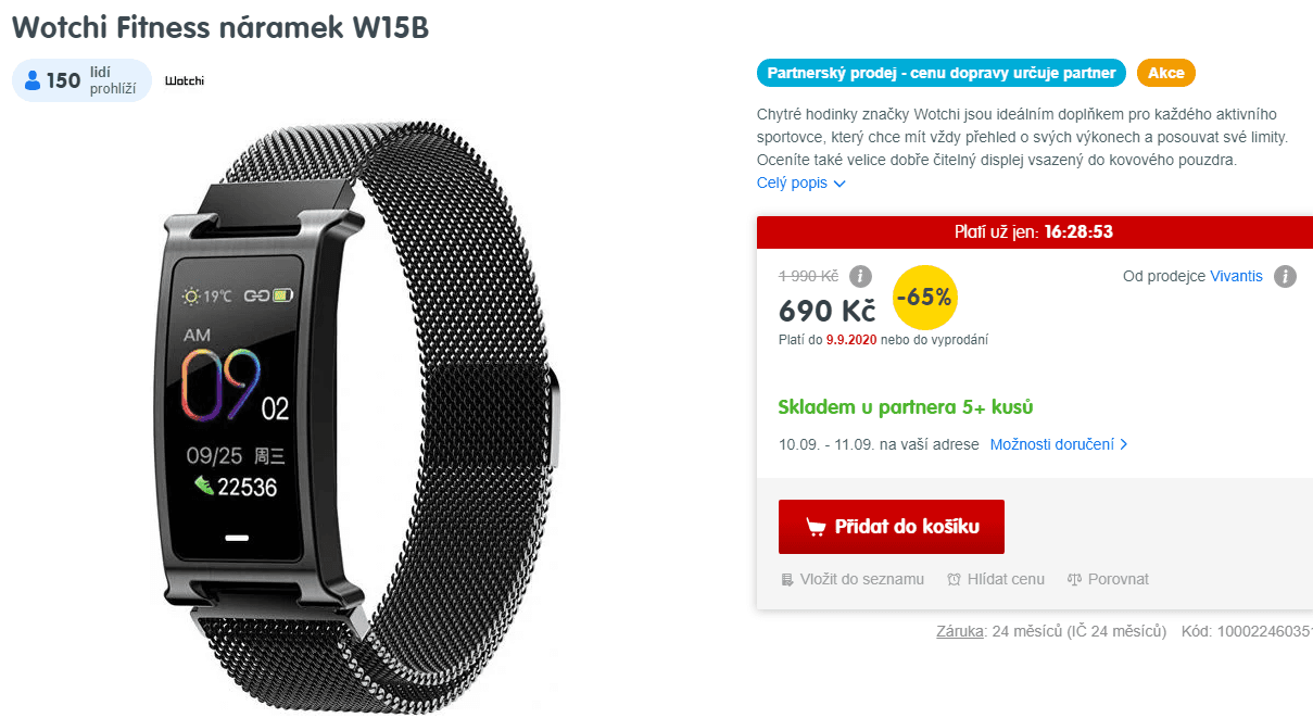 Chytré sportovní hodinky Wotchi 