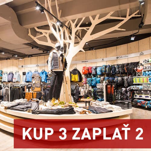 Intersport - akce 2+1 zdarma na nezlevněné
