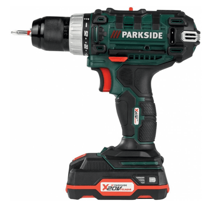 Aku šroubovák Parkside, aku + nabíječka