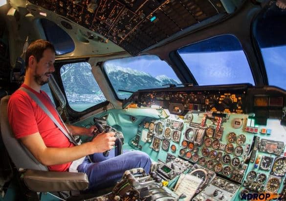 Letecký simulátor DC-9 + let v Cessně 172