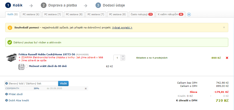 Fritéza Russell Hobbs Cook@Home