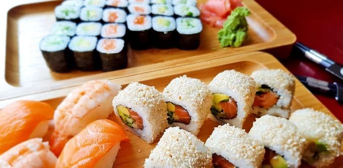 Vegetariánský sushi set (26 ks) 