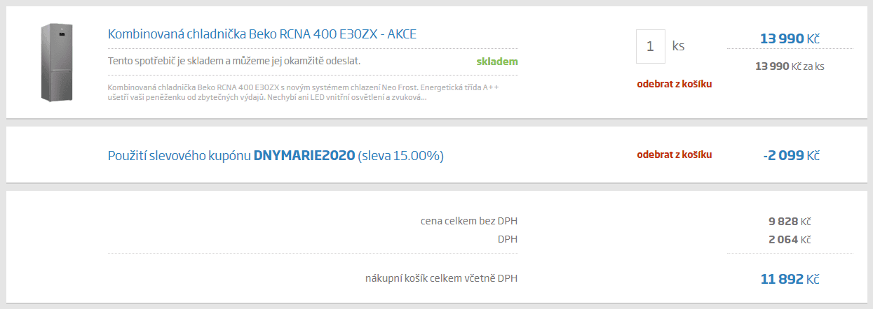 Komb. lednice Beko, ionizátor, A++