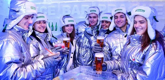 Vstup do Ice Pub Prague pro jednu osobu 
