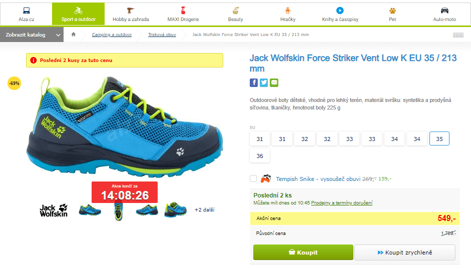 Dětské outdoorové boty Jack Wolfskin
