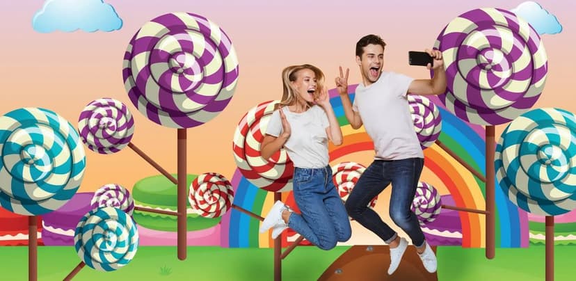 Vstup do selfie studia Candytopia pro 1 osobu 