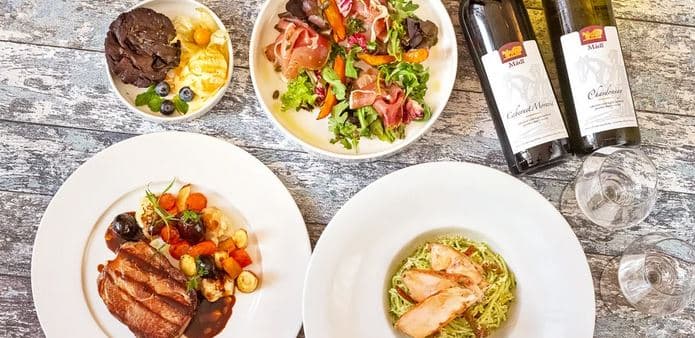 Privátní wellness a tříchodové menu pro dva