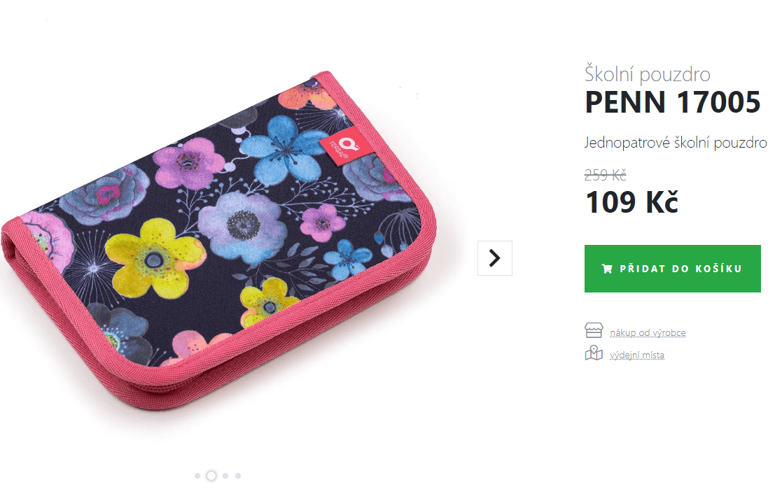Školní penál Topgal PENN 17005