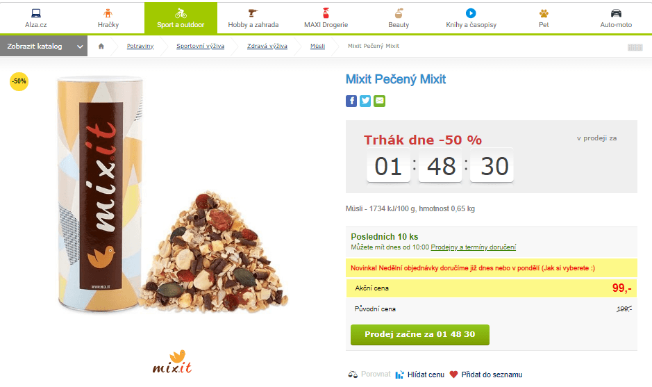 Mixit Pečený Mixit 650 g