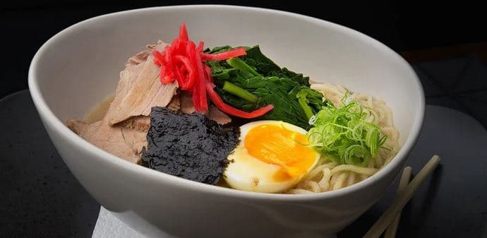 Udon nudle a polévka misoshiru pro 1 