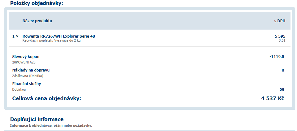Robot vysavač, mop Rowenta Explorer