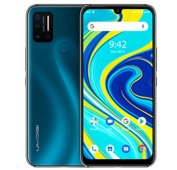 Umidigi, 8x 2GHz, 4GB RAM, 6,3"