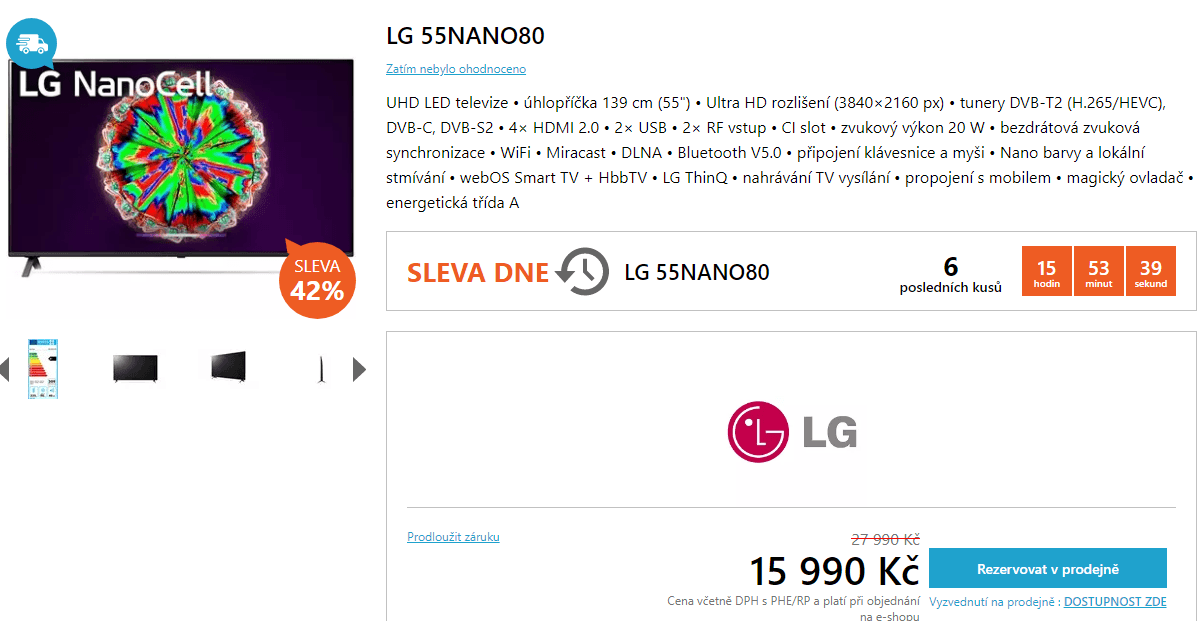 Nanocell 4K, Smart, HDR, 139cm, LG